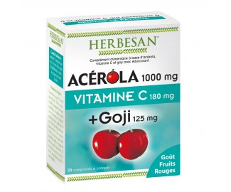 ACEROLA 1000 + GOJI got FRUITS ROUGES 