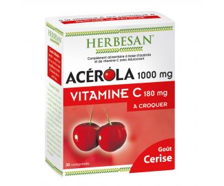 ACEROLA 1000  got CERISE - 30 comprims 