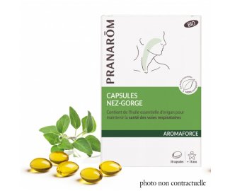 AROMAFORCE Bio NEZ/GORGE - 30 capsules