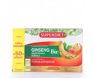 GINSENG GELEE ROYALE ACEROLA BIO - 30 ampoules