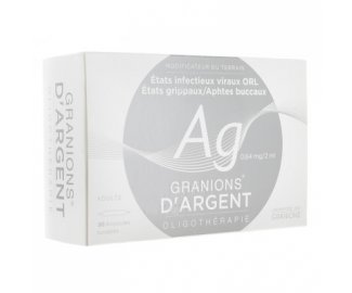 GRANIONS d'Argent 30 ampoules buvables 