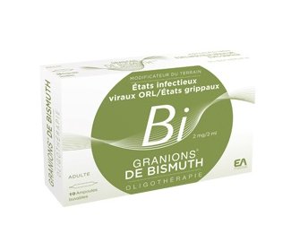 GRANIONS de Bismuth 10 ampoules buvables