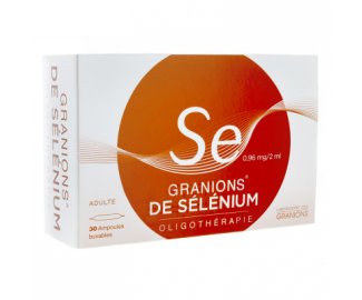 GRANIONS de Selenium 30 ampoules buvables