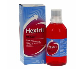 HEXTRIL 0,1% bain de bouche (flacon de 400ml)