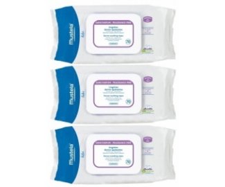 Lingettes Dermo Apaisantes Parfumes -LOT DE 3