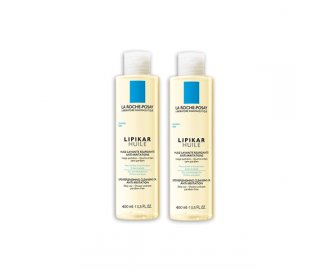 Lipikar LOT DE 2 Huiles Lavantes Relipidantes Anti-Irritations 400ml