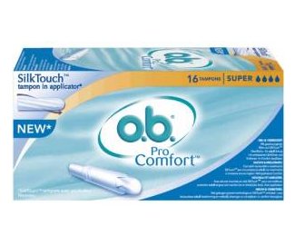 O.B. 16 Tampons Super Pro Comfort avec Applicateur 