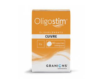 OLIGOSTIM Cuivre 40 comprims sublinguaux