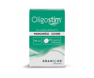 OLIGOSTIM Manganse-Cuivre 40 comprims sublinguaux