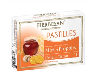 PASTILLES MIEL PROPOLIS 24 pastilles 