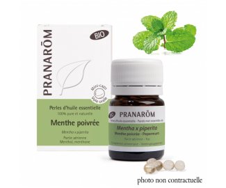 Perles MENTHE POIVREE BIO