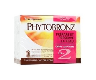 PHYTOBRONZ prpare et prserve la peau lot de 2 x 30 capsules