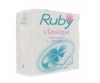 RUBY CLASSIQUE NORMAL 18 serviettes