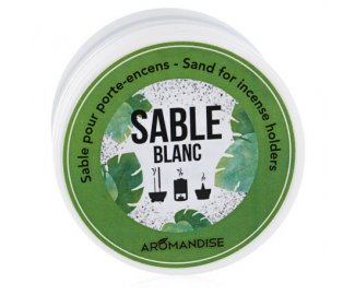 Sable blanc porte-encens et brle parfum 