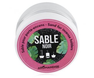 Sable noir porte-encens et brle parfum