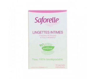 Saforelle Lingettes Intimes (boite de 10)
