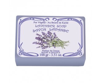 Savon parfum  la LAVANDE 100g