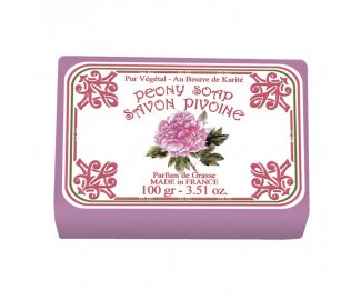 Savon parfum  la PIVOINE 100g