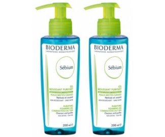 Sbium Gel Moussant Purifiant - 2x200ml