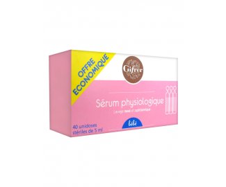 Srum physiologique - 40 unidoses de 5ml