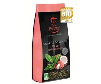 Th Vert Litchi Noix de Coco 110g