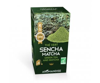 Th vert SENCHA-MATCHA 18 infusettes