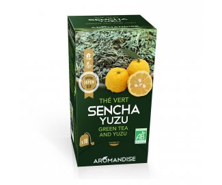 Th vert SENCHA-YUZU 18 infusettes