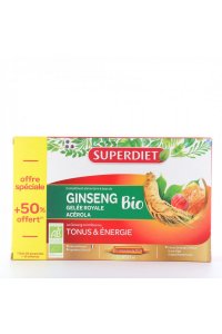 GINSENG GELEE ROYALE ACEROLA BIO - 30 ampoules