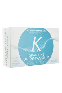 GRANIONS de Potassium 30 ampoules buvables