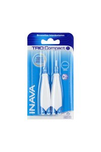 INAVA Brossettes Trio Compact Taille Unique Microfine 