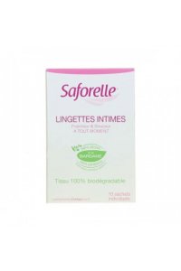 Saforelle Lingettes Intimes (boite de 10)