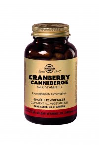 SOLGAR Cranberry canneberge 60 glules