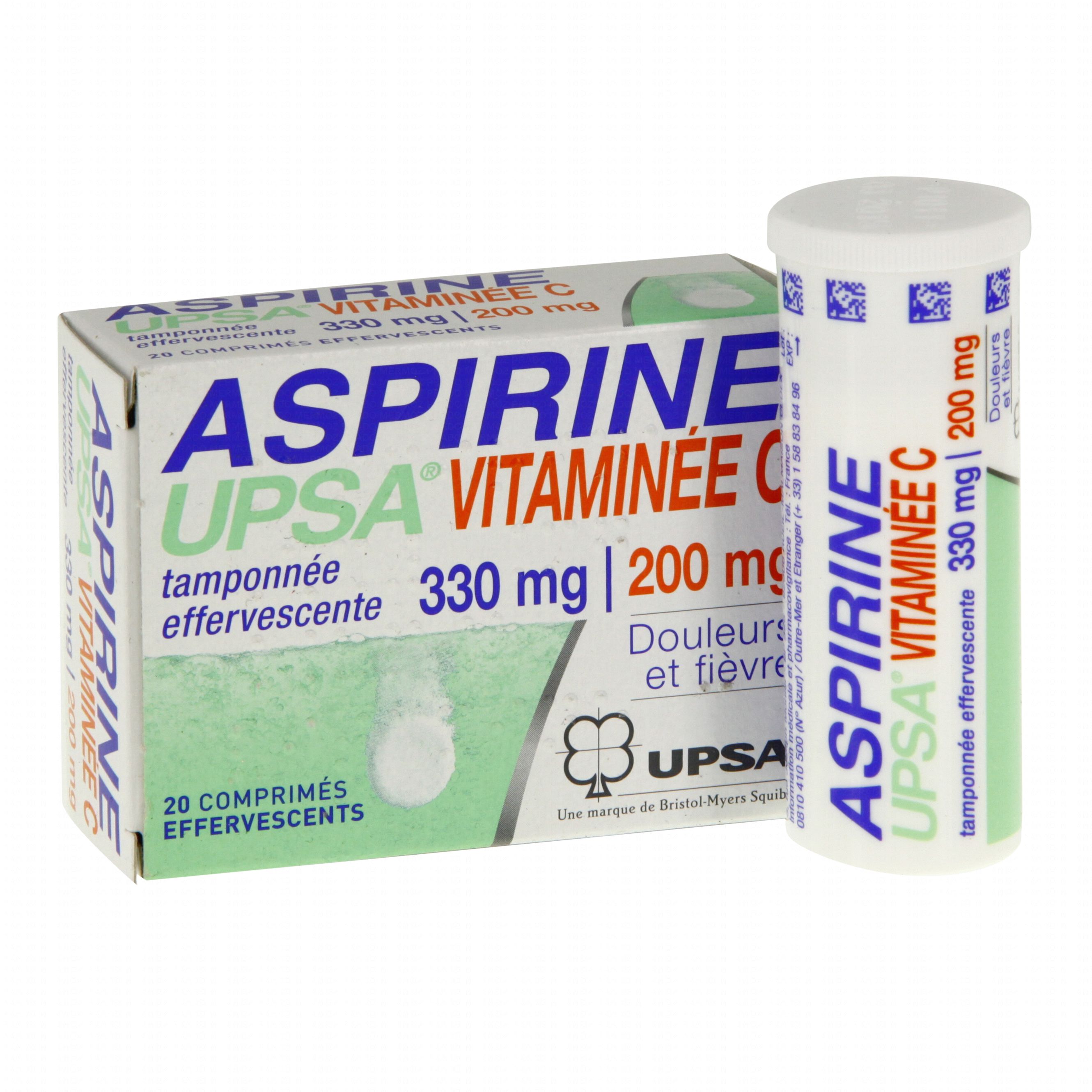 La pharmacie rolland ASPIRINE VITAMINE C (2 tubes de 10 comprimés