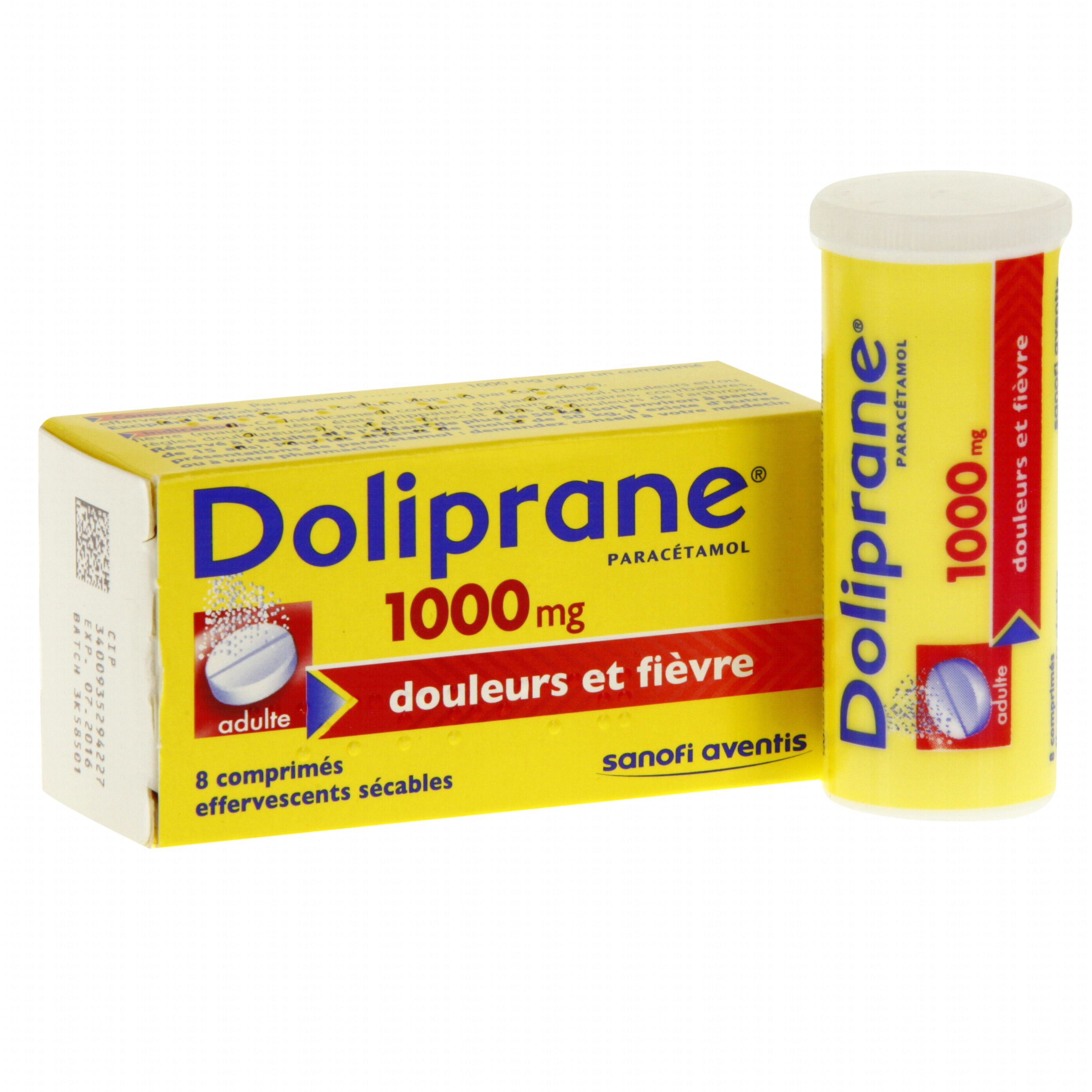 Doliprane Qui Fond Sous La Langue La pharmacie rolland : DOLIPRANE 1G - 8 comprimés effervescents