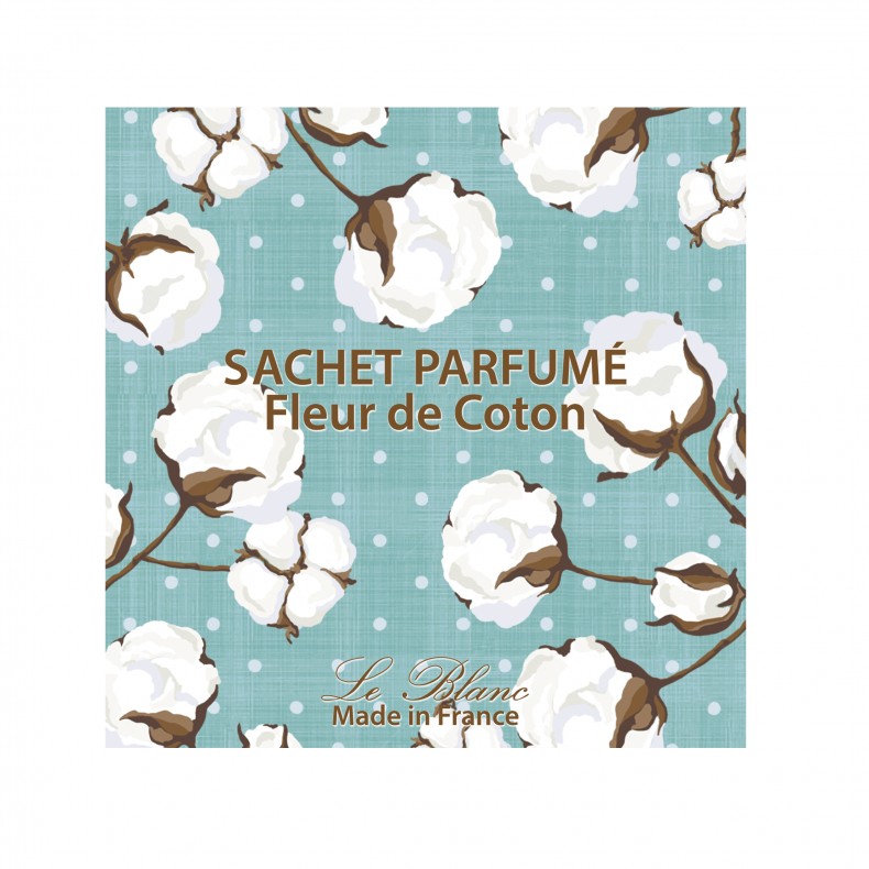 La pharmacie rolland : Sachet parfumé Coton blanc 8g