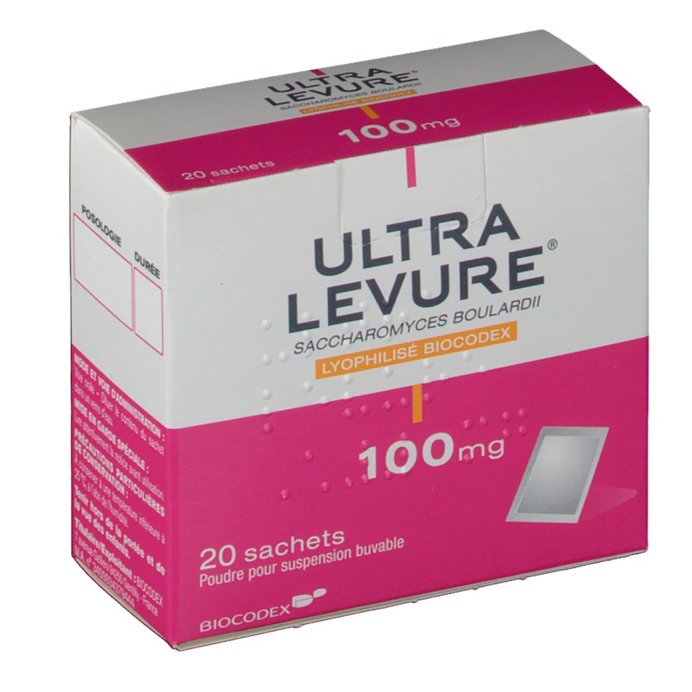 La pharmacie rolland ULTRA LEVURE 100 mg 20 sachets