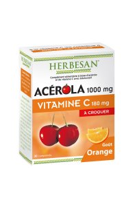 ACEROLA 1000 go�t ORANGE - 30 comprim�s