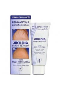 AKILDIA Crme pour pieds diabtiques tube de 75ml