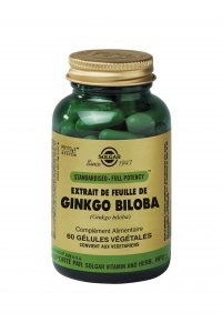 SOLGAR Ginkgo biloba 60 g�lules