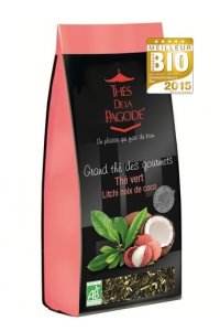 Th Vert Litchi Noix de Coco 110g